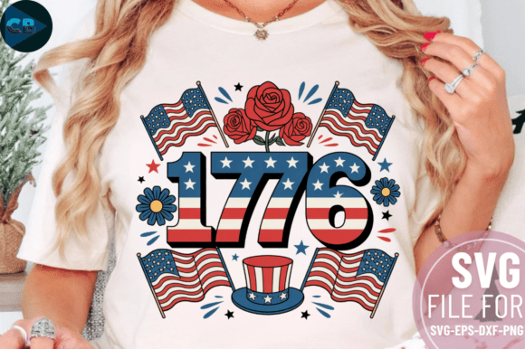 Download Patriot Bloom 1776 PNG Design - Design Collection