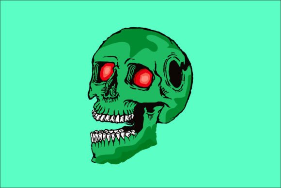 Download Head Skull Art Mascot Design Freehand - Design Collection