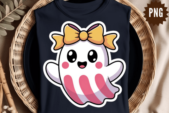 Download Seersucker Ghost Sticker PNG Design - Design Collection