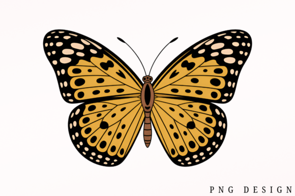 Download Pastel Butterfly Clipart PNG Design - Design Collection