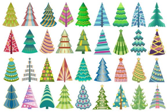 Download Christmas Tree Artistic Abstract Designs - Design Collection