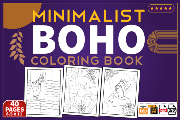 Download Minimalist Boho Coloring Book - Premium Resources