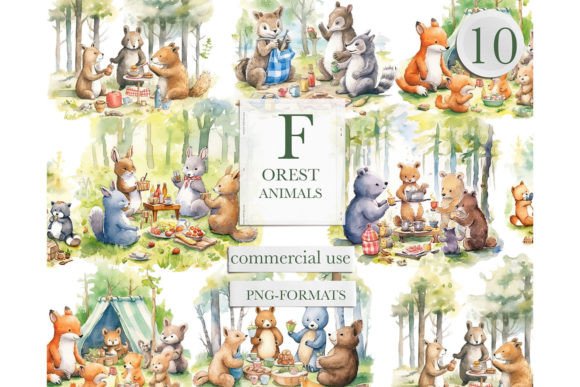 Download Forest Animals Png, Baby Animals Clipart - Forest animals Collection
