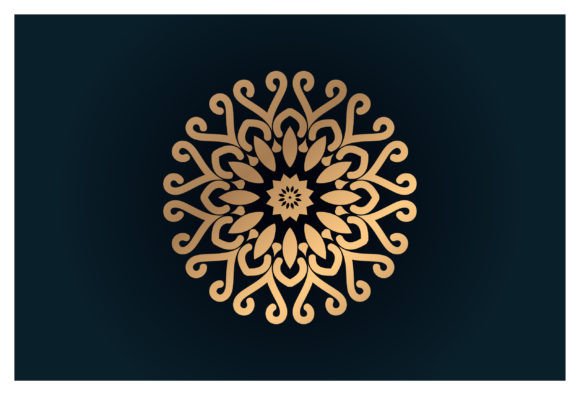 Download Asthetic Gold Color Royal Mandala Design - Design Collection