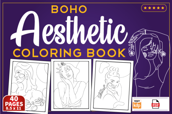 Download Boho Aesthetic Coloring Book - Premium Resources
