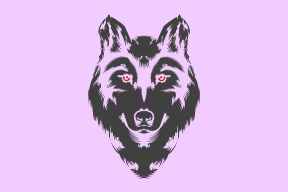 Download Wolf Mascot Design Freehand - Design Collection