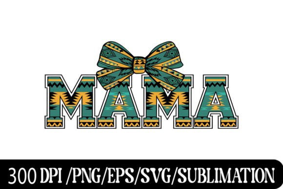 Download Boho Western Mama Typography Design with - Design Collection